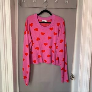 Beach Riot Beach Sweater Valentine Heart